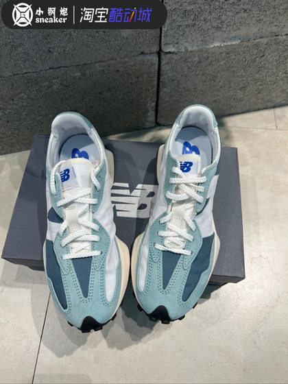 New Balance NB327系列湖蓝色女缓震休闲运动老爹跑步鞋WS327LE1