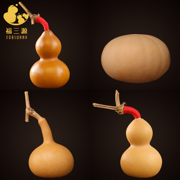 文玩葫芦把玩件盘玩葫芦手把件天然精品手捻八宝紫皮异形葫芦龙头