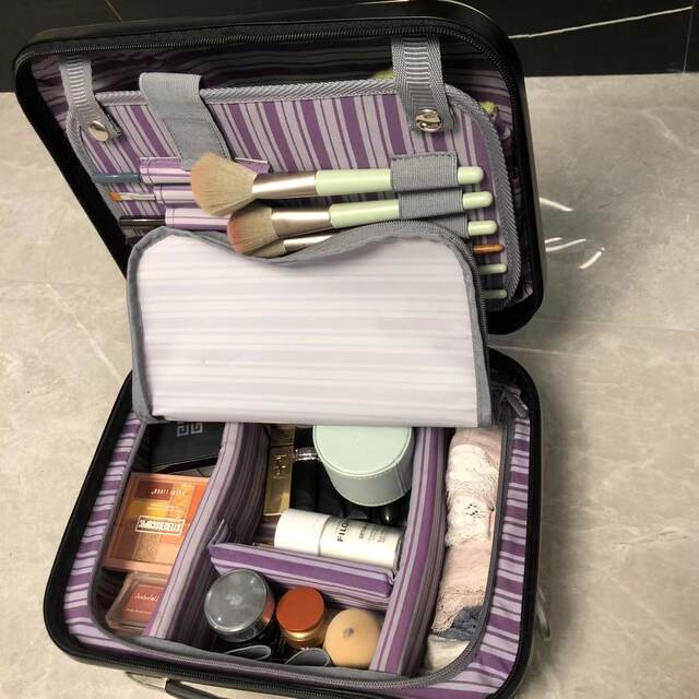 Makeup bag for women portable large capacity ins super hot travel products storage bag box professional makeup tattoo artist suitcase