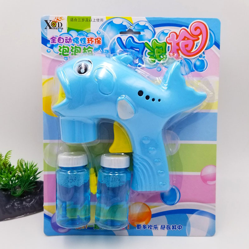 돌고래 버블 건 버블 블로잉 머신 배터리 필요 없음 여름 해변 장난감 반지 선물 버블 블로잉 머신 어린이 장난감