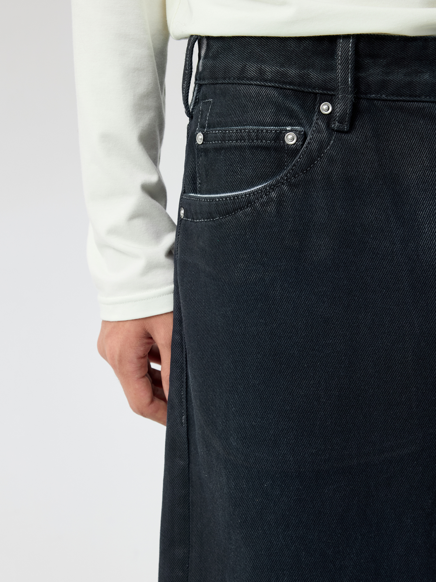 Simple Project] PU-Coated Jeans - 올드런드리 OLDLAUNDRY