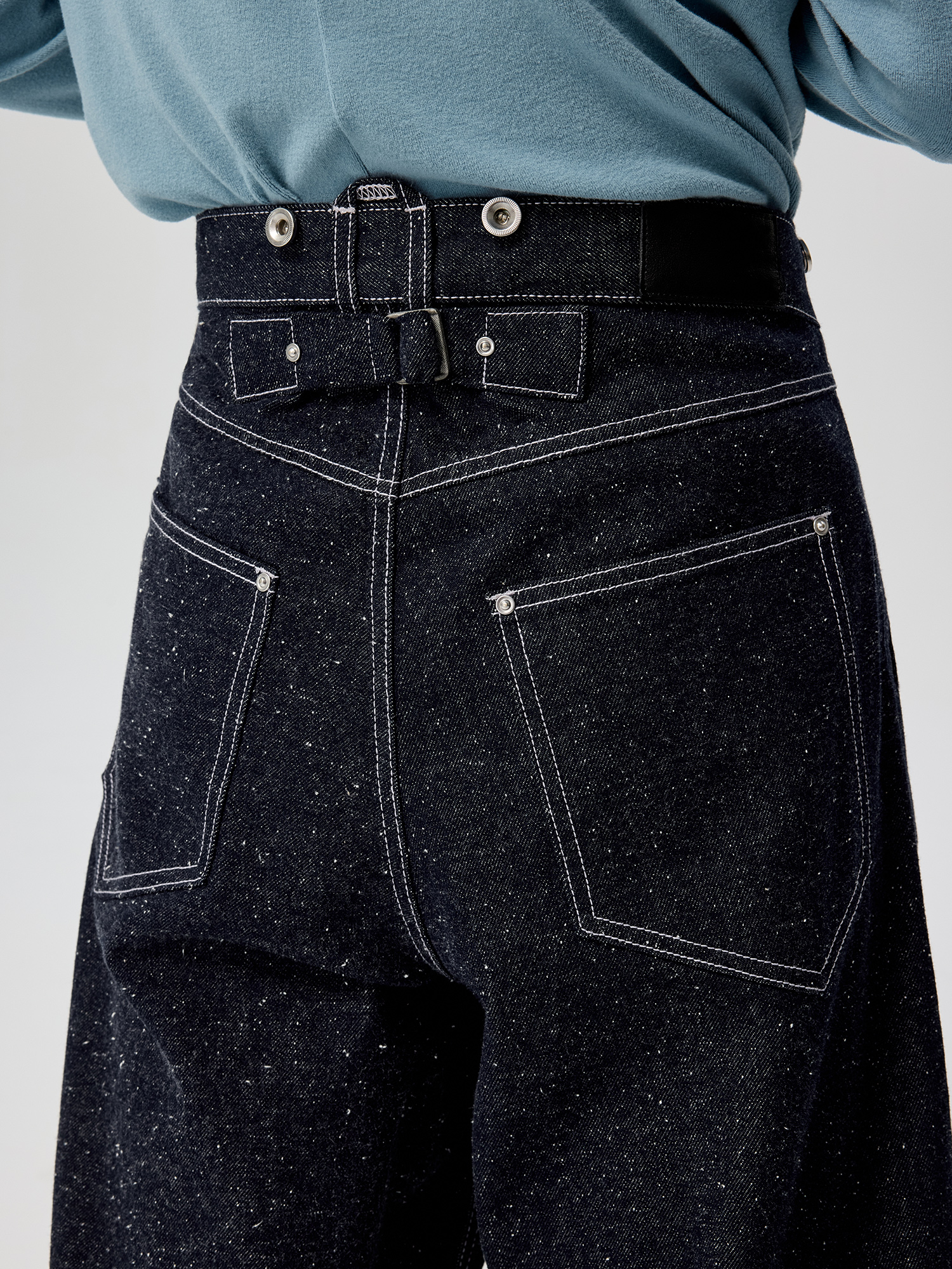 Simple Project] Twisted Raw Curved Jeans - OLDLAUNDRY
