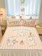 Maternal and infant grade high-value latex cool mat pillowcase summer air conditioning ice silk bed sheets washable single soft mat cool mat