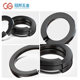 M34568-M20 Black elastic pad spring washer spring washer anti-loosening thickened metal pad screw washer