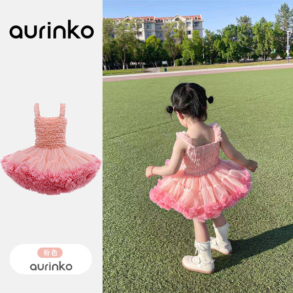 女童tutu裙连衣裙周岁生日礼服女宝夏装小女孩洋气公主裙儿童夏季