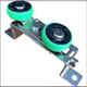 Sliding door anti-balance wheel I-shaped wheel sliding doors and windows pulley accessories wardrobe kitchen guide wheel bearing silent roller