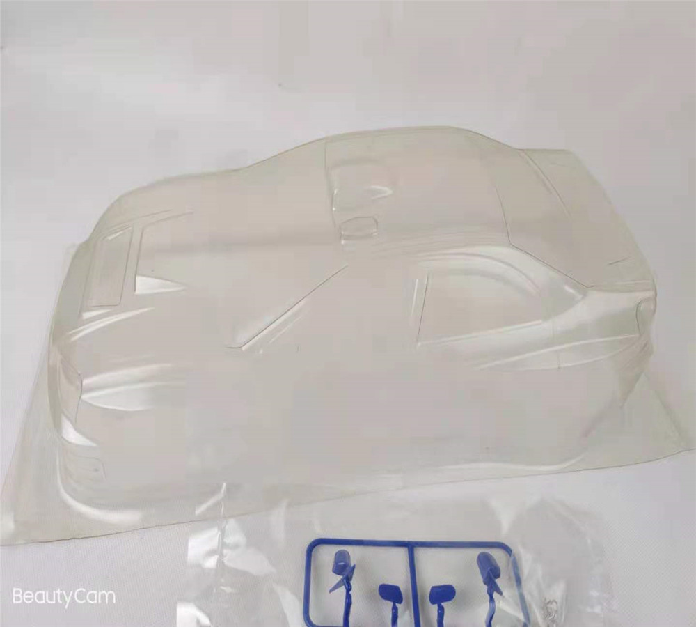 1 10 RC DRIFT TOURING CAR PVC BODY 190MM REAR WING NO COLOR PRINTING NO LATTE ART PLAIN BODY