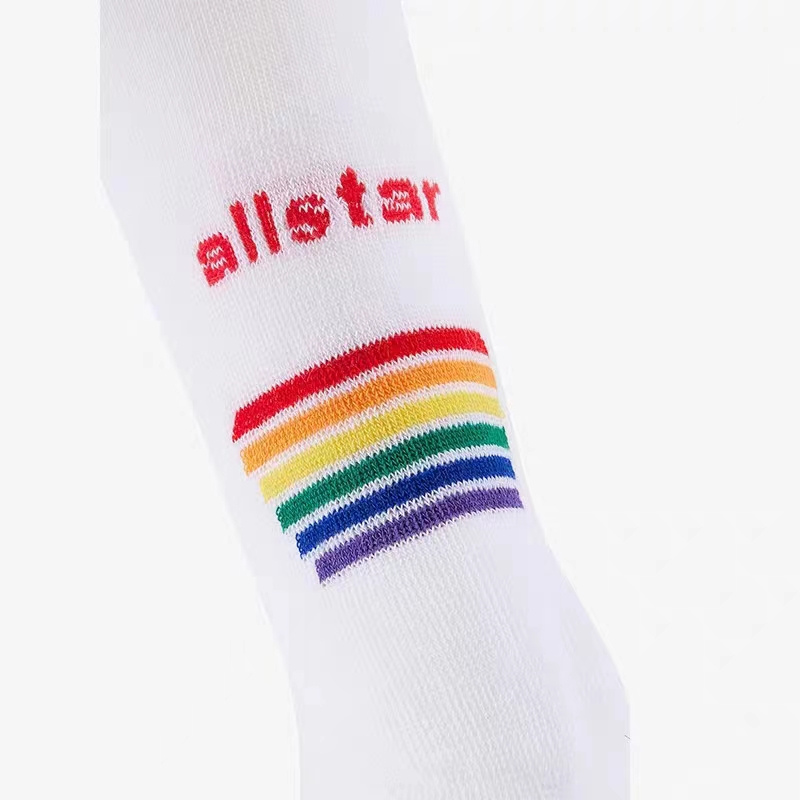 펜싱 올스타 AOSTAR 무지개 양말 어린이 및 성인 스타일