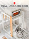 Japanese microwave oven storage rack pull-out kitchen rice cooker rack countertop multi-functional appliance oven storage rack