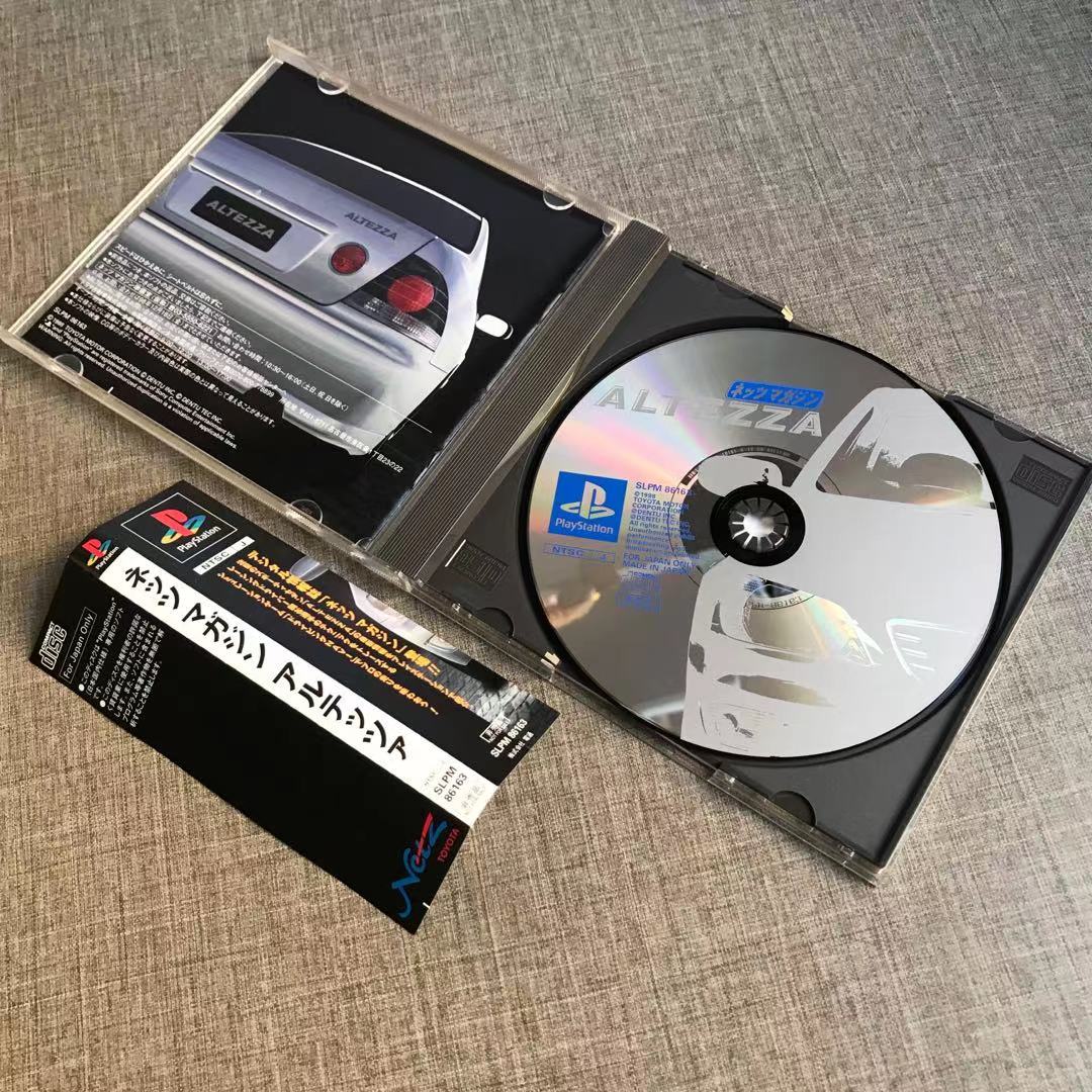 순정 PS1 토요타 그라운드 샤크 ALTEZZA RACING 일본어판미품