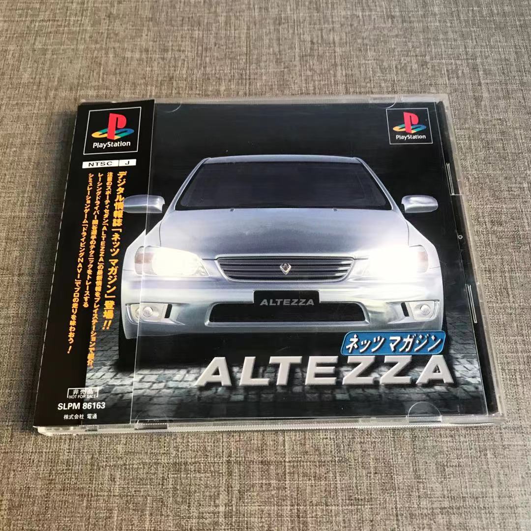 순정 PS1 토요타 그라운드 샤크 ALTEZZA RACING 일본어판미품