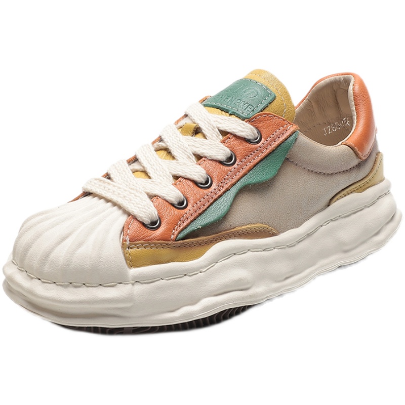 SOFT LEATHER SURFACE MULTI-COLOR TONES CANT PUT IT DOWN GJIN LEADS THE TRENDY PERSONALITY AND IS VERSATILE JUST LIKE IT