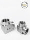 Inner wire right angle elbow 304 stainless steel elbow 90 degree elbow 4 minutes right angle high pressure CNC metric NPT English