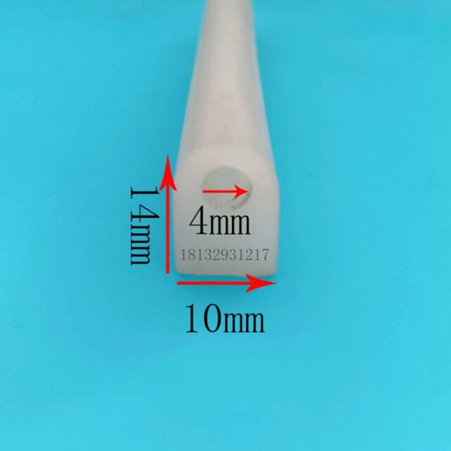 D-type machinery and equipment sealed high-temperature resistant silicone strip semi-circular oven doors and windows anti-collision pressure resistant waterproof soundproof and odorless