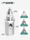 Stainless steel ultrasonic air atomization nozzle 2-point thread mine dust dry mist pipe joint car nozzle