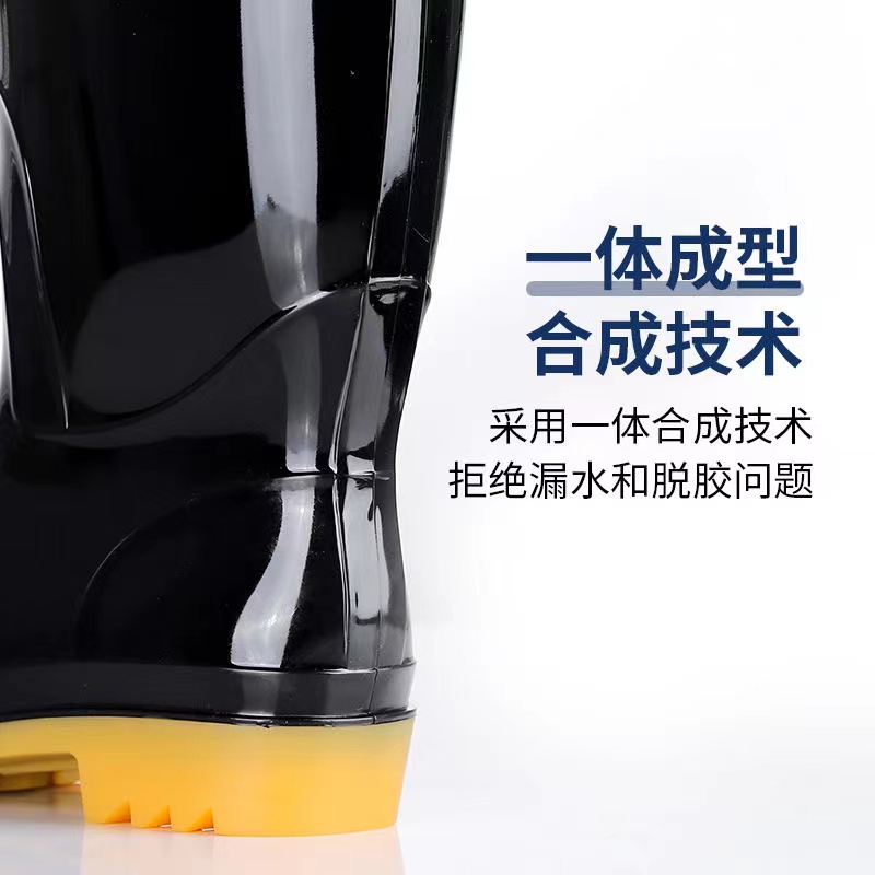 GENUINE SHANGHAI HUILI BRAND RAIN BOOTS MENS 807 ZHONGTONG PULLBACK RAIN BOOTS MENS PULLBACK RAIN BOOTS FOR RAINY DAY TRAVEL