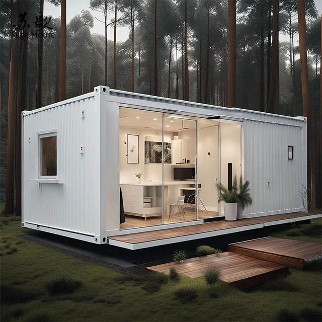 Manufacturer direct sales single container house renovation residential creative modular house sun room vacation homestay design