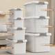 Storage box Plastic large capacity household clothing storage box Simple home storage box Clothes and quilts finishing box