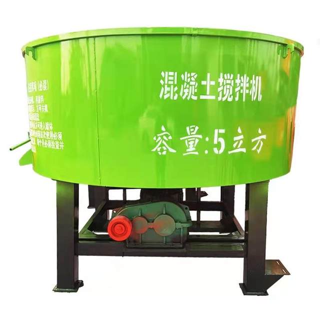 Five cubic concrete storage tank Mixing mortar storage tank Concrete storage mixer for construction site