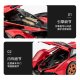 Alloy supercar model toy car simulation Lamborghini V12 sound and light return boy car collection gifts