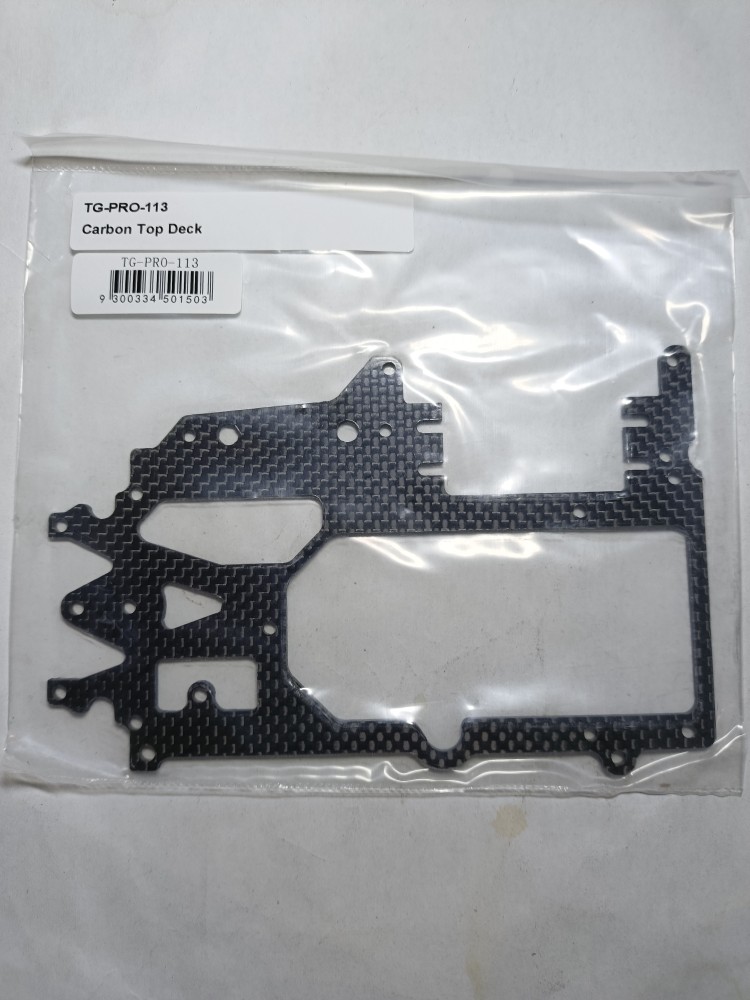 TOP GEAR CASTER1 10 NITRO TOURING CAR FLAT ROAD CAR TG-PRO-113 CARBON FIBER 2ND FLOOR AND A HALF