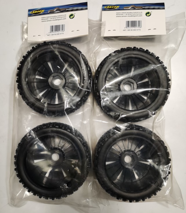 GERMAN CARSON1 8 OFF-ROAD VEHICLE ELECTRIC 6S FIBER LINER ALL-TERRAIN HIGH SPEED TIRES [4PCS]