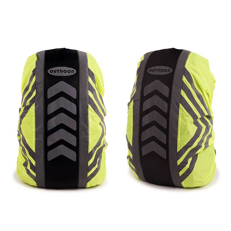 BACKPACK COVER NEW BACKPACK RAIN COVER OUTDOOR BAG WATERPROOF COVER BACKPACK VERTICAL REFLECTIVE STRIP DUST COVER