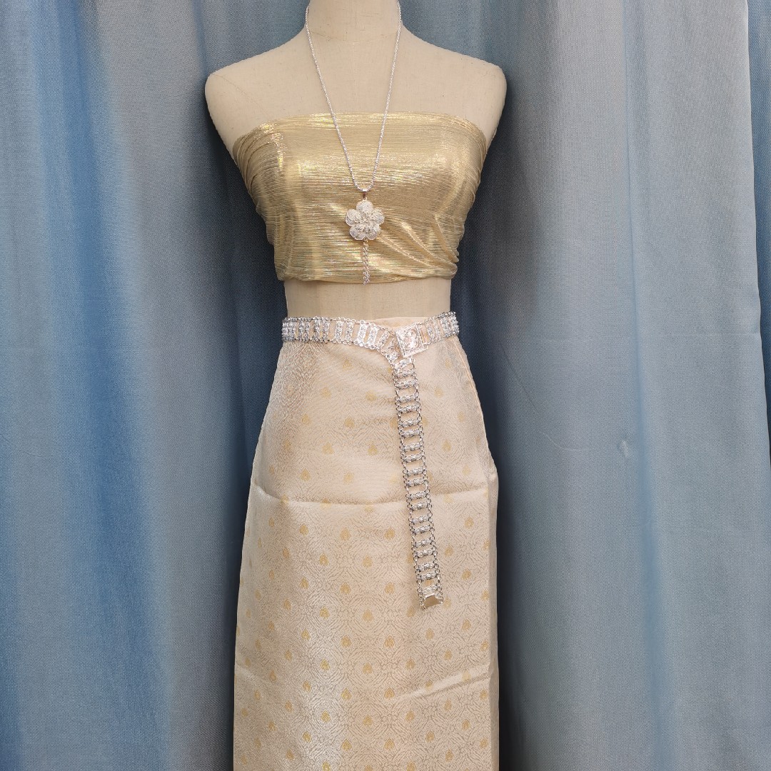 XISHUANGBANNA JU JINGYI INTERNET CELEBRITY STAR THE SAME DAI FIVE-PIECE SET OF WOMENS CLOTHING DAI THAI NATIONAL COSTUME AND JIEZHUANG NIGHT MARKET