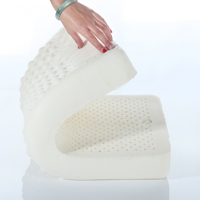 THAILAND LATEX PILLOW NECK SUPPORT DOUBLE CERVICAL VERTEBRAE PILLOW RUBBER MEMORY PILLOW ADULT PILLOW CORE MASSAGE PILLOW PILLOW HEART