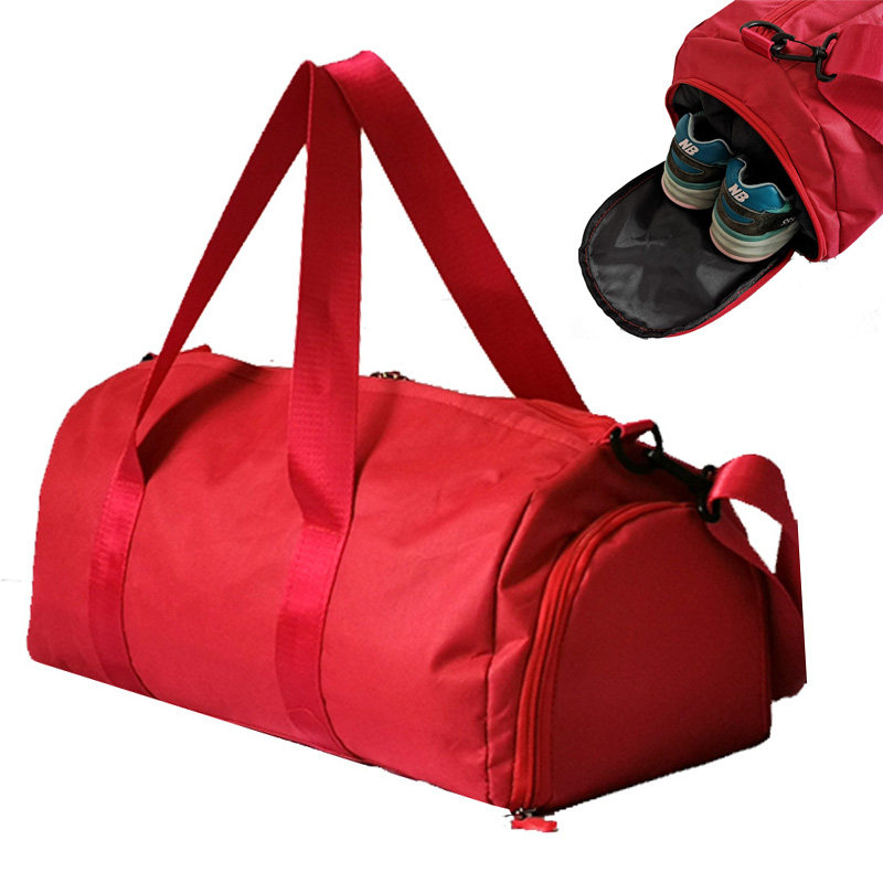 MENS AND WOMENS HAND-HELD BARREL BAGS ADVERTISING BAGS PRINTED YOGA BAGS TAEKWONDO BAGS FITNESS BAGS SHOE POSITIONS CUSTOM-MADE TRAVEL BAGS