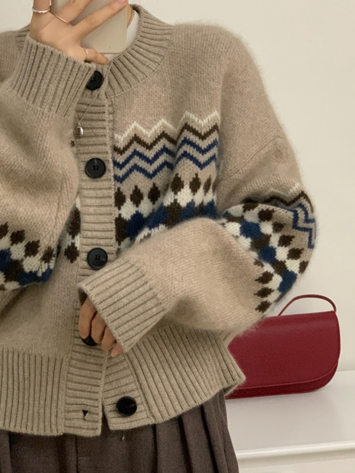 2024 NEW HEAVY INDUSTRY SOFT GLUTINOUS RACCOON DOWN CRANE FLEECE SWEATER KNITTED CARDIGAN JACKET WOMENS WINTER LOOSE WEAR