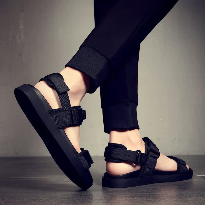 SANDALS MENS 2024 NEW SUMMER WEAR SPORTS SLIPPERS NON-SLIP SOFT SOLE OUTDOOR MENS CASUAL BEACH SHOES