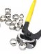 304 stainless steel single ear throat clamp single ear Wuji Oak style throat clamp water pipe clamp medium size 20 30