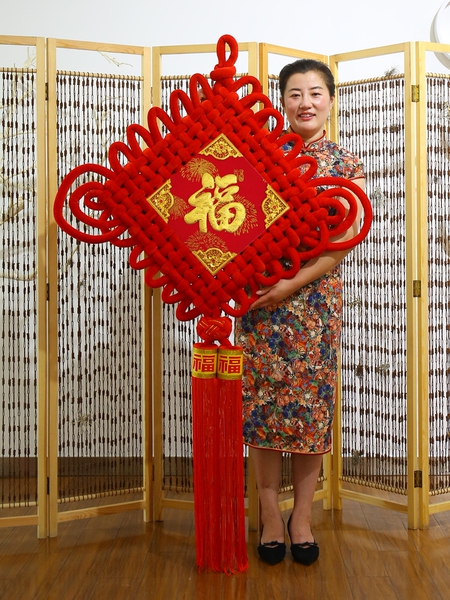 中国结挂件福字客厅大号平安结乔迁背景墙玄关新居过年装饰中国节