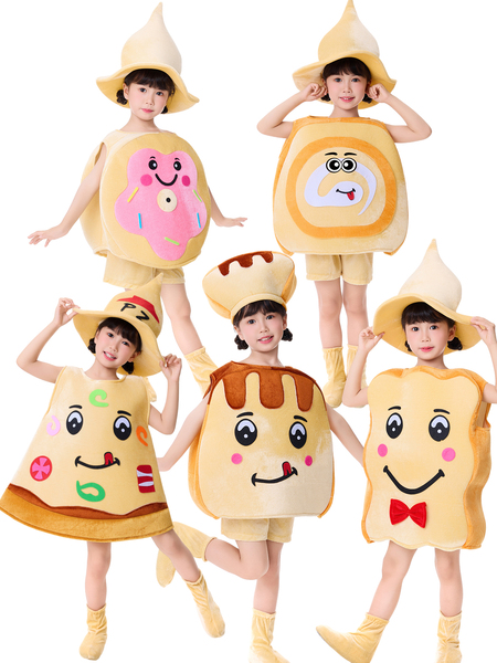 儿童食物卡通表演服披萨薯条可乐汉堡面包六一幼儿园亲子舞台演出 — 5