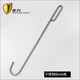 Rolling shutter door hook round head hook pull rod manhole cover hook 6\8\10mm stainless steel window hook fire hook