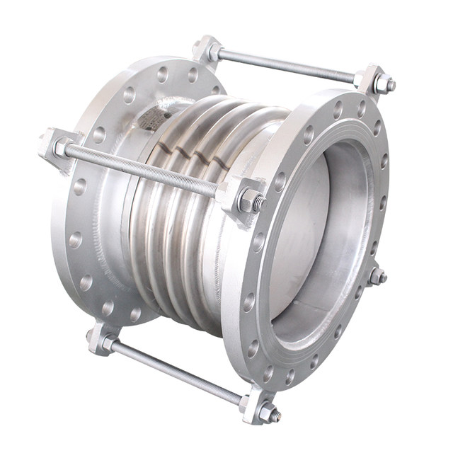 Compensator 304 stainless steel corrugated pipe dn100 metal flange telescopic joint pipe expansion joint