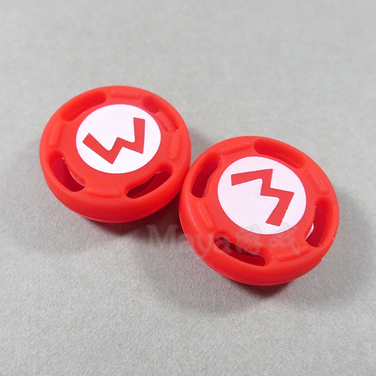 PS4 로커 캡 ONE PS3 PS2 PS5 스프레이 미끄럼 방지 캡 XBOX360 마리오 실리콘 캡 1쌍