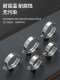 304 stainless steel throat clamp clamp one-character quick load range hood gas pipe clamp thickened American strong fixing hoop ring