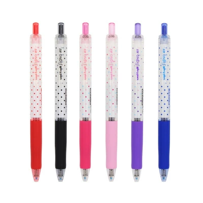 Бесплатная доставка uni Mitsubishi гелевая ручка UMN-138 водяная ручка волновая точка 0,38 черная нажимного типа гладкая с низким демпфированием для студентов