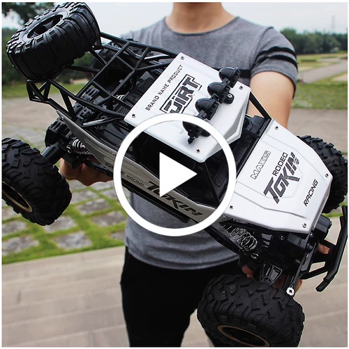 Металлический транспорт, полноприводный высокоскоростной внедорожник, большой гоночный автомобиль, игрушка для мальчиков, дистанционное управление