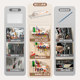 Hardware tool storage rack multi-function hanger hook hole-free household tools material parts rack storage rack