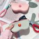 Glasses storage bag travel portable sunglasses sunglasses protection bag dustproof cute silicone box mirror box waterproof