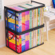 Book storage bag Book storage box Student classroom transparent dustproof book bag household old book sorting tool