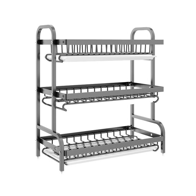 Kitchen storage rack, dish, dish, dish, storage rack, drain rack, household multi-functional storage rack, bowl rack, chopsticks, storage box, bowl cabinet