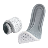 Спортивные стельки с горькой полынью, дышащий дезодорированный латексный дезодорант, увеличенная толщина, впитывают пот и запах, мягкая подошва