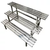 Цветочная стойка из нержавеющей стали Балкон балкон на открытом воздухе многослойная гостиная ступень