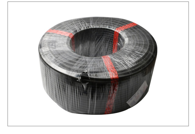 PE corrugated wire hose threading black plastic electrical casing polyethylene threaded pipe protective pipe can be opened