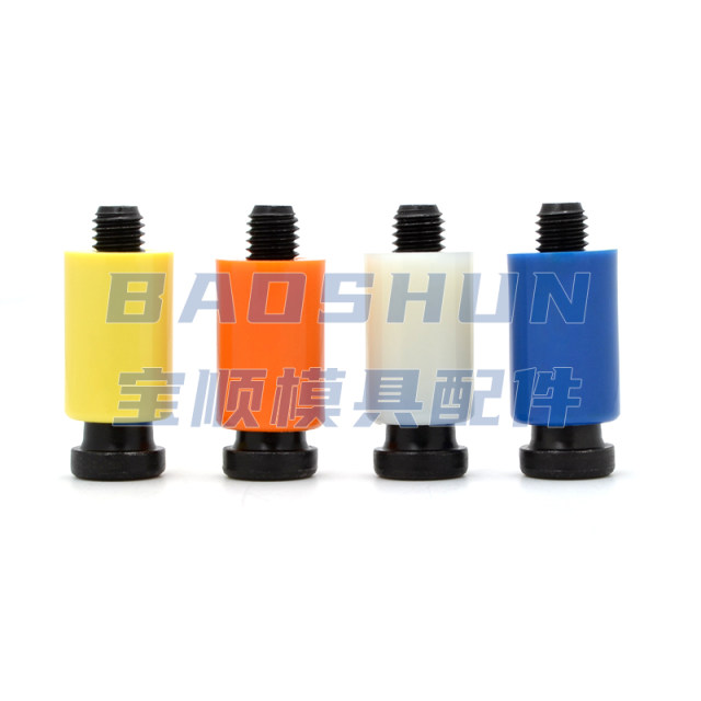 日本进口模具树脂开闭器尼龙锁模器塑料拉钩扣胶塞螺丝蓝色耐高温
