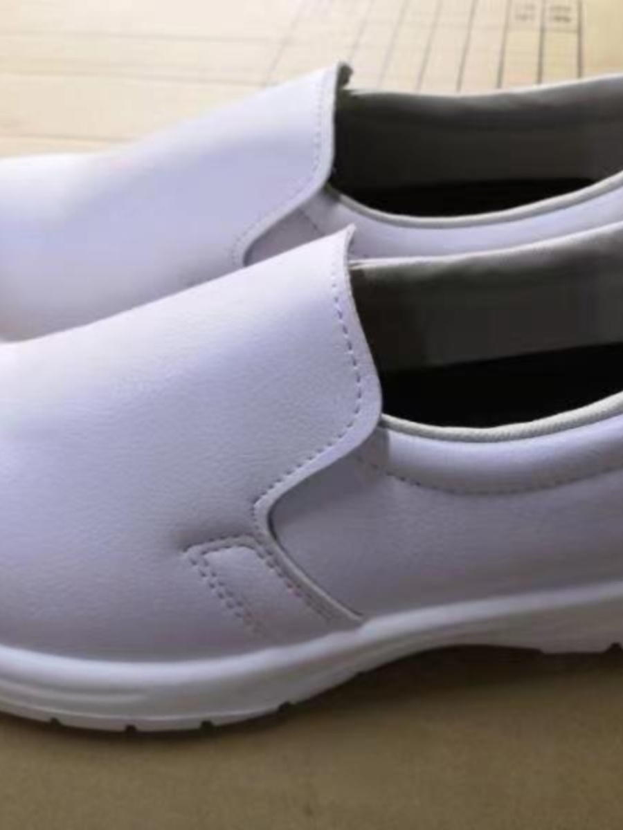 HIGH-QUALITY LA CERTIFICATION LABOR SAFETY SHOES DUST-FREE SAFETY SHOES CLEAN ROOM ANTI-STATIC STEEL TOE HEAD ANTI-SMASHING WHITE LABOR PROTECTION SHOES